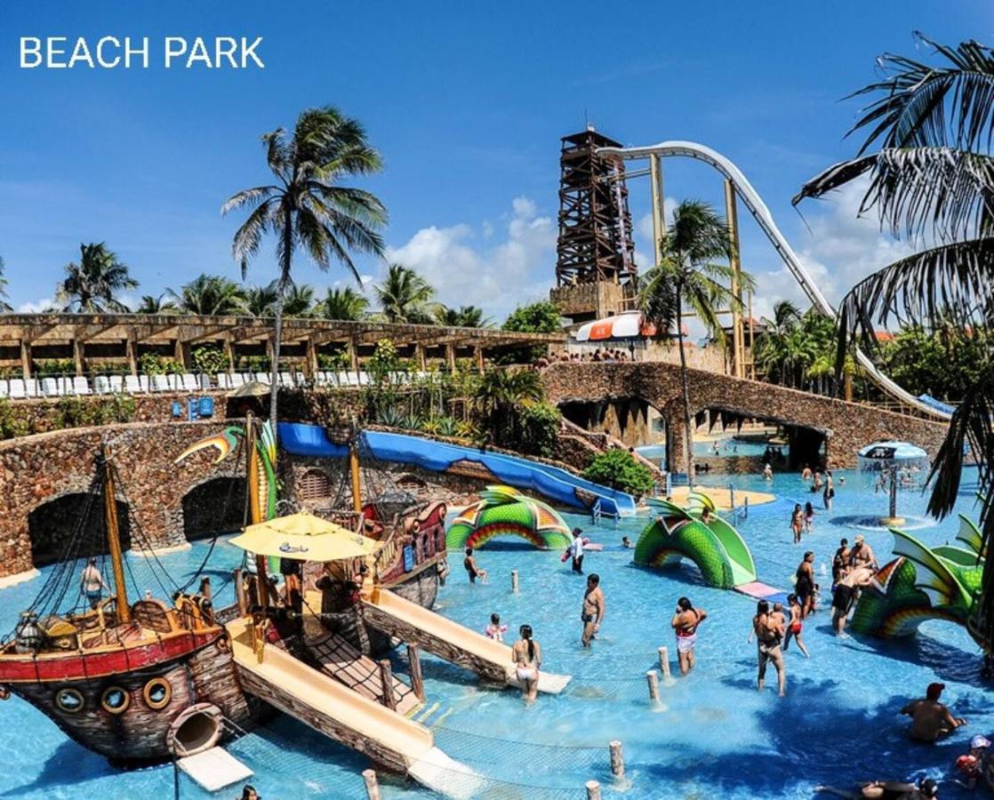 Paraiso Das Dunas - Apartamento A Beira Mar Com Jacuzzi - Proximo Ao Beach Park Aquiraz Eksteriør bilde